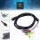Cabo conversor HDMI macho para 5RCA RGB YPbPr de áudio e vídeo componente. 7