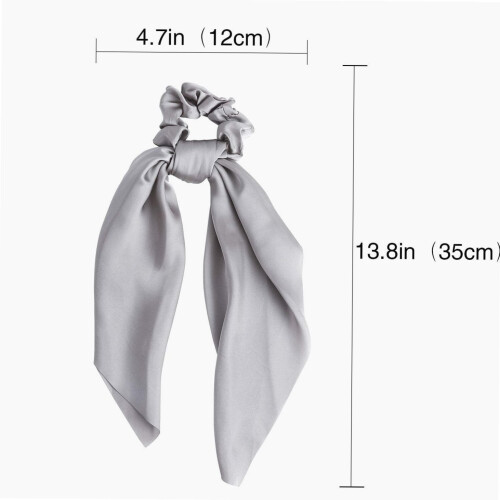 Chouchous en satin avec nœud et queue (12 pièces) 2