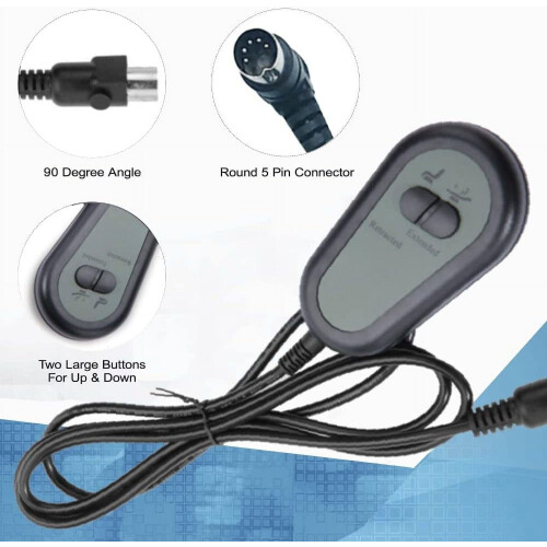 Universal Power Recliner Remote for Electric Sofas – 2-Button Control, Easy Handling, Extended Functionality, Compatible with Lift Chairs 2
