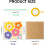24-Piece Paper Flower Bouquet Craft Kit 3