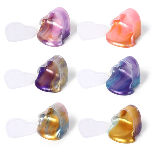 Galaxy Slime Hjerter med Valentinskort 2