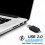 USB-C & USB2.0 Διπλή συσκευή ανάγνωσης καρτών για SD/MicroSD – Μεταφορά υψηλής ταχύτητας, 4