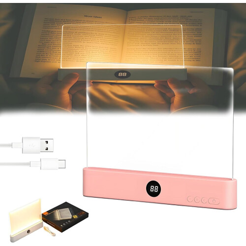 Luma Lit LED Glow Panel Boeklamp – Oplaadbaar,