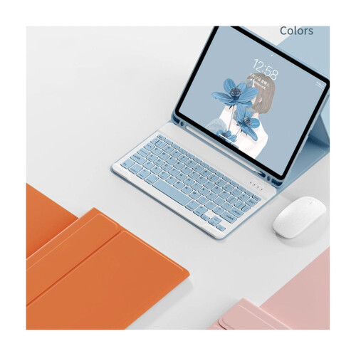 Custodia con tastiera e mouse compatibile con Galaxy Tab S8+ 12.4Sm-x800 Ñ 1