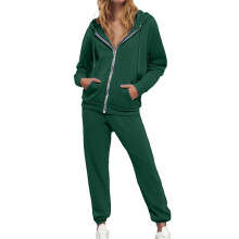 Ensemble de détente automne pour femme, sweat à capuche et pantalon 2 pièces