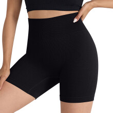 Pantaloni scurți de yoga confortabili pentru femei - Pantaloni scurți de motociclist cu talie înaltă, pantaloni respirabili pentru fitness, sport