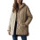 Gewatteerde winterjas met capuchon voor dames, warm en winddicht. 1