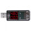 Έγχρωμος μετρητής βατ με οθόνη LCD USB, δοκιμαστής πολυμέτρου USB2.0, για ανίχνευση 1