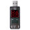 Έγχρωμος μετρητής βατ με οθόνη LCD USB, δοκιμαστής πολυμέτρου USB2.0, για ανίχνευση 5