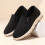 Schwarze Herren-Slipper mit Memory-Schaum, 1 Paar 6