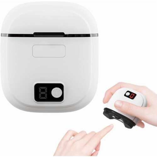 Cortador de unhas elétrico 3 em 1 com luz LED e 3 velocidades.