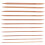 55 Pieces 11 Sizes 13cm Double Pointed Carbonized Smooth Bamboo Knitting Needles 4