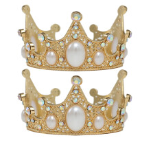 Frcolor Cake Topper Tiara Birthday Rhinestone Crystal Baby Shower Mini Miniature Charm Pendant Decoration Party Favors
