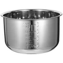Stainless Steel 5L Rice Cooker Pot Electric Pressure Cooker Liner Portable