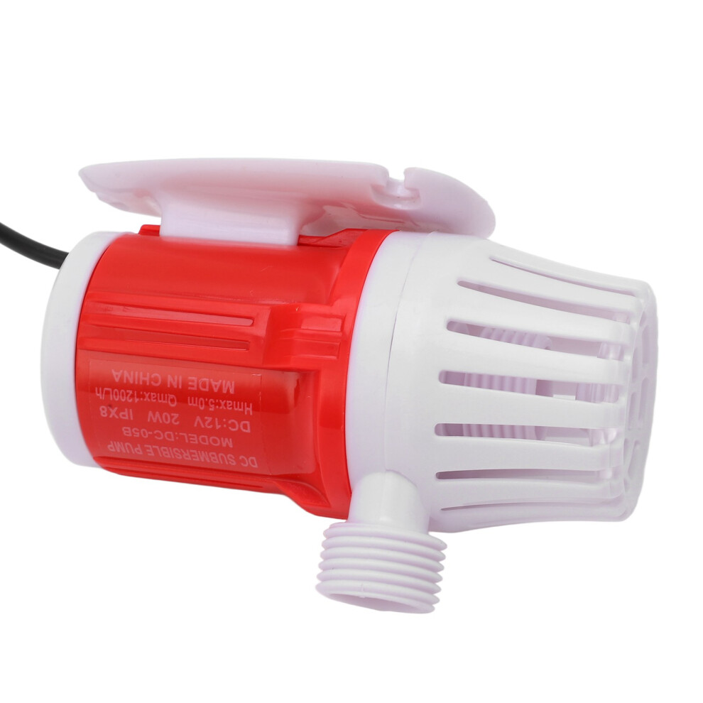1200L/H Brushless Water Circulating Pump 20W Dc12v For Fish Tank 4911384106225