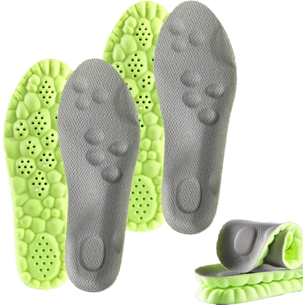 Cloud Memory Foam Insoles with Arch Support for Men and