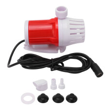 Dränkbar pump med högt flöde, borstlös likströmsmotor, 1200 l/min, tyst drift, IPX8, vattentät, 12 V lågspänningspump, för akvarium,