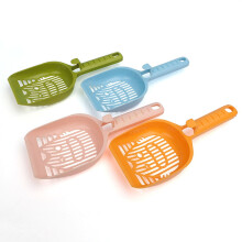 Large Contact Area Scoop Pet Cat Litter Scoop Easy-to-clean Comfortable Handle Mesh Design with Hanging Hole Efficient Cat Litter Shovel