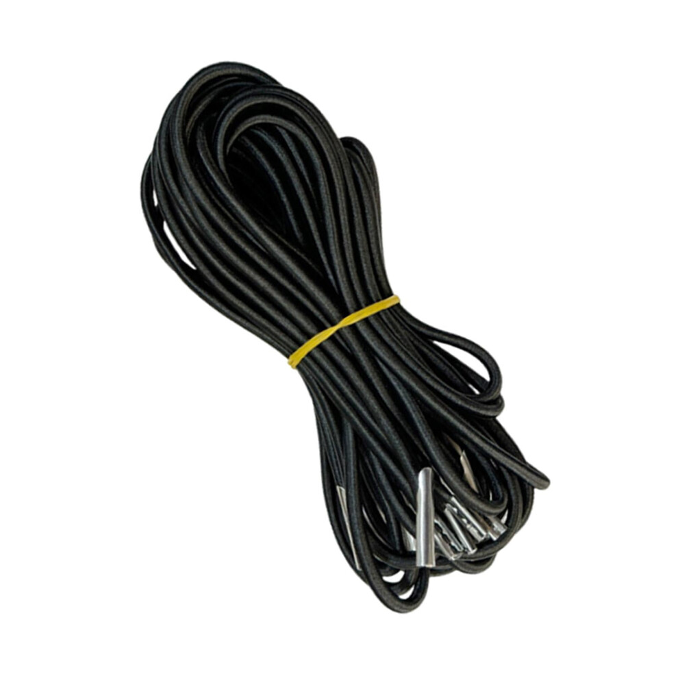 Magideal 4Pcs Chair Replacement Cord Bungee Chair Porch Backyard Elastic Cord Black 9426043475611