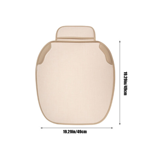 Car Seat Bottom Cushion Cover Beige Universal 2