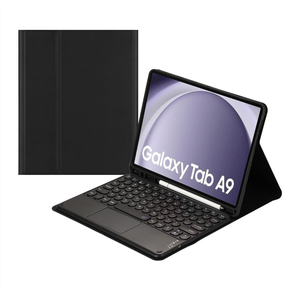 Touch Keyboard Case For Samsung Galaxy Tab A9 8.7 Inch With Light 9555307936442