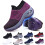 Γυναικεία slip-on αθλητικά παπούτσια για περπάτημα, ορθοπεδικά, άνετα αθλητικά 1