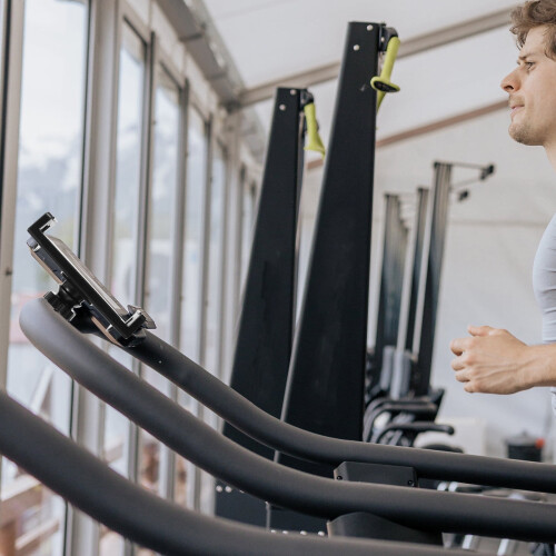 Βάση Tablet Αξεσουάρ Διαδρόμου Βάση Διάδρομοι Fitness Μαύρο 2