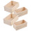 Wood Mini Crates Rustic Khaki 4 Pieces 3