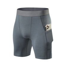 Compression Shorts Men with Pocket, Spandex Running Shorts Sport Athletic Workout Performance Underwear