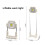 Tragbare USB-Lampe mit einstellbarer Helligkeit und Solarfunktion 2