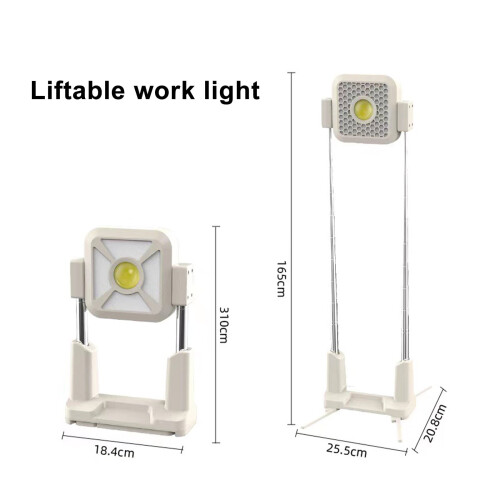 Tragbare USB-Lampe mit einstellbarer Helligkeit und Solarfunktion 1