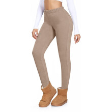 Lmueinov dameslegging van hoogwaardig elastisch thermisch fleece – lichtgewicht, nauwsluitende pasvorm voor hardlopen, wandelen en andere