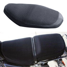 Sommar Motorcykel Scooter Elcykel Andningsbar 3D Mesh Sätesöverdrag Kudde