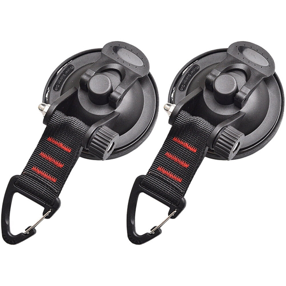 2Pcs Suction Cup Hooks Vacuum Hook Car Mounted Tent Hooks Car Window Suction Cup Hook 9426043635602