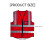 Red Reflective Safety Vest for Men Size L 2