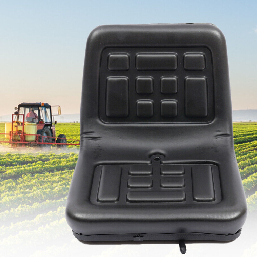 Universal Compact Tractor Seat With Brackets For Mower Dumper Digger Seat Black 9426043635770