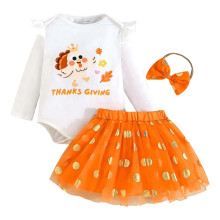 Set body și tutu cu animale din desene animate de Ziua Recunoștinței