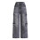Παιδικό παντελόνι Cargo Denim με λάστιχο στη μέση, πολλαπλές τσέπες, άνετο καλοκαιρινό 3