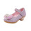 Παπούτσια για νήπια, συμβατά με πιάνο και παραστάσεις περιπάτου, ροζ δερμάτινα 3