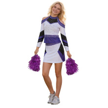 Éadaí Saoire do Mhná Éadaí Cheerleader Bronntanas Carnival Tacar Foireann Cheerleading Tacar Éadaí Rólghlacadh Léiriú Stáitse Comórtas