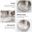 Worgeous Stainless Steel Folding Bowl Camping Tableware Serving Utensils 2
