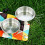 Worgeous Stainless Steel Folding Bowl Camping Tableware Serving Utensils 3