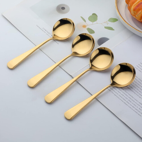 6er-Pack Suppenlöffel aus Edelstahl, 16 cm 1