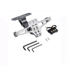 For MT07 MT10 Kawasaki Z750 Z800 BMW Universal Fender Eliminator Bracket License Plate Holder