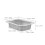 OUNONA Gutter Outlet Aluminium Alloy Silver 1 Piece 2