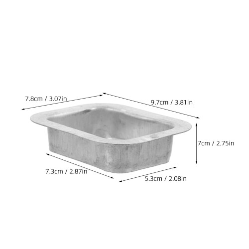 OUNONA Gutter Outlet Aluminium Alloy Silver 1 Piece 1