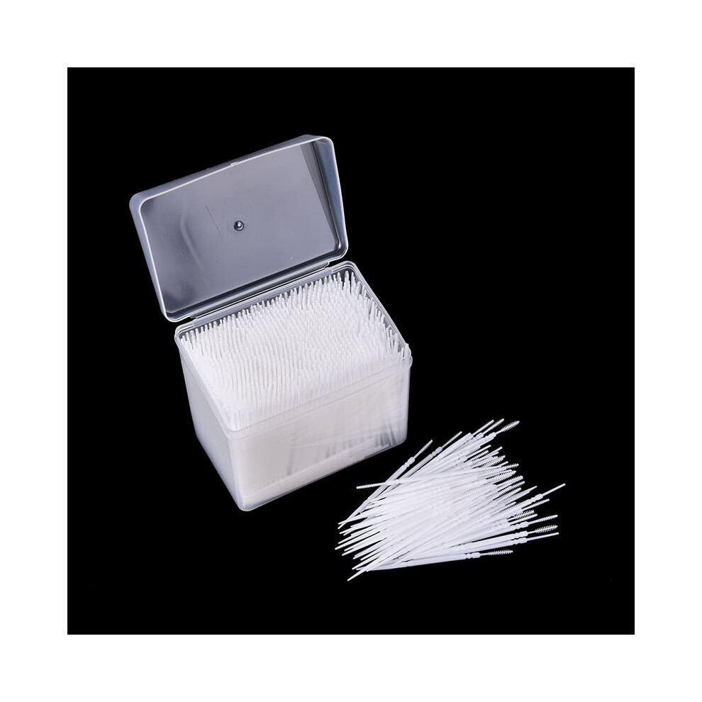 1100 Sticks/box Pale toothpicks 2-way Interdental toothbrush Pick Plastic Dental Picks Mouth hygiene 6.5 Cm Toothbrushes