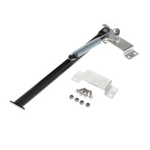 14" Heavy Duty Motorcycle Side Kickstand – No Drilling, Attaches to Swing Upper Arm, Compatible with Most Motocross Bikes