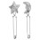 Nerezové sítko na čaj Moon Star 2 ks 7