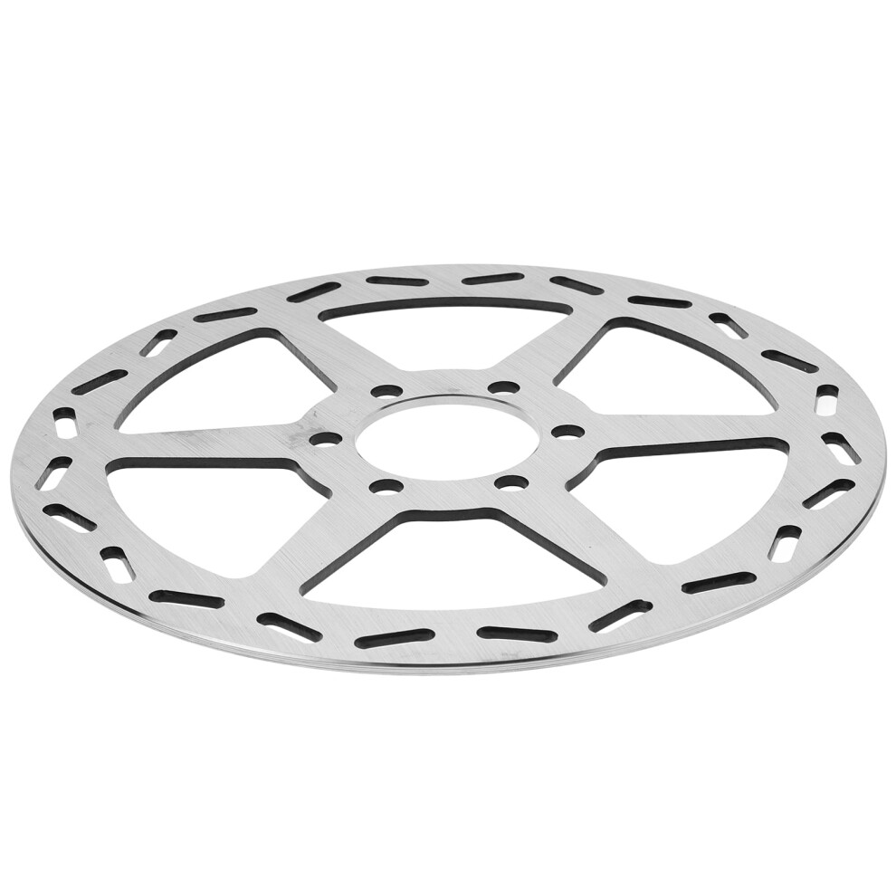 Worgeous 1Pack Metal Scooter Brake Disc Disk 7.1X7.1x0.1in For Go Kart Mini Bike Silver 9426043715755